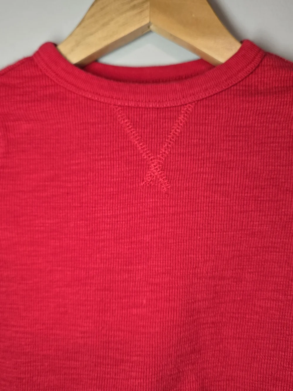 GAP Kids Red Long-Sleeve Thermal Top